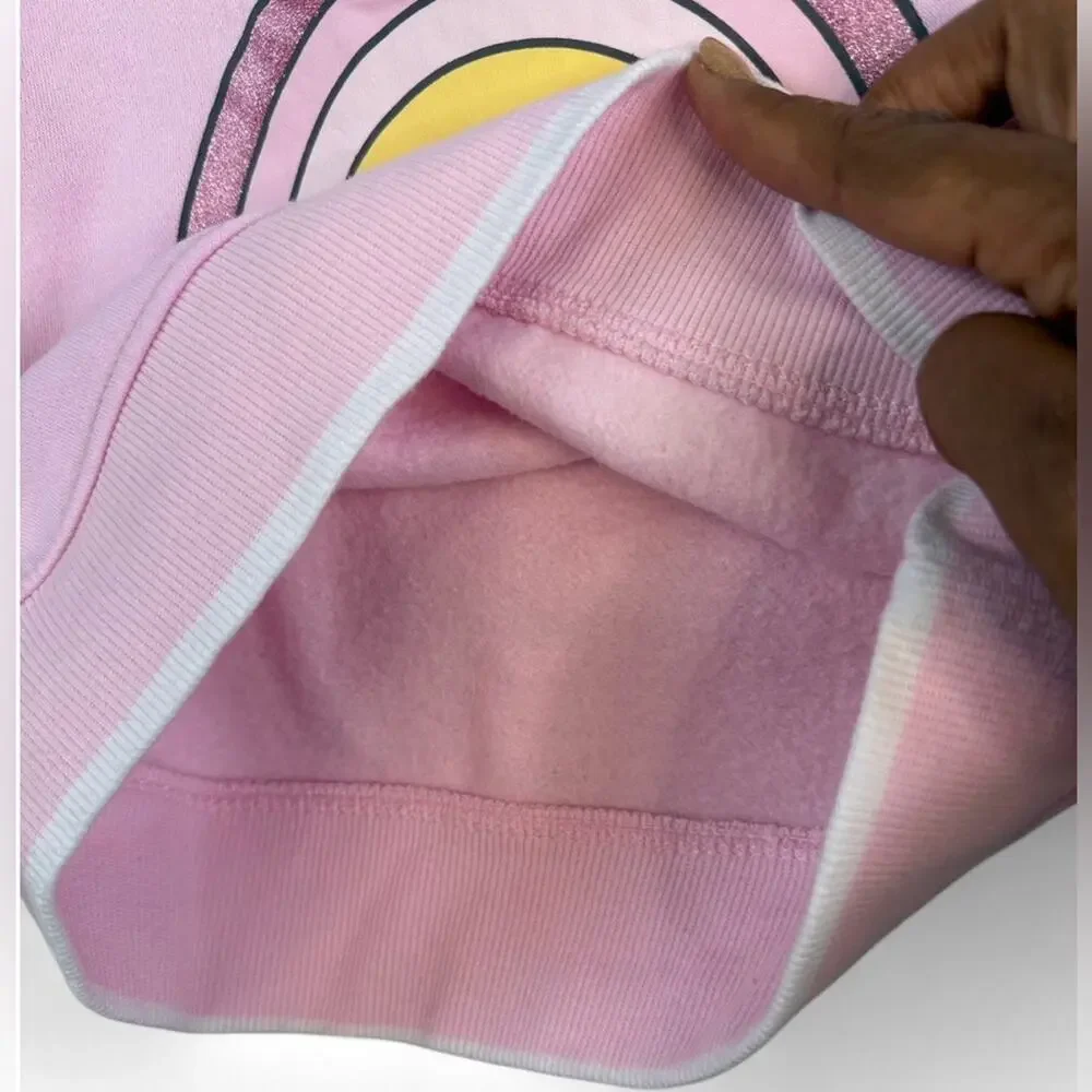 Hello Kitty Pink Rainbow Sweatshirt for Kids size 6